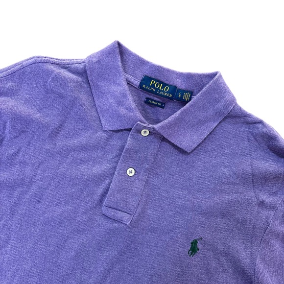 Polo Ralph Lauren Other - Polo Ralph Lauren Mens Classic Fit Pique Polo Shirt Purple Heather‎ Large